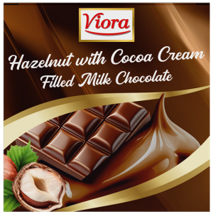 Hazelnut with Cocoa Cream Filled Milk Chocolate