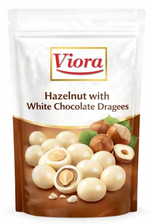 Hazelnut with White Chocolate Dragees