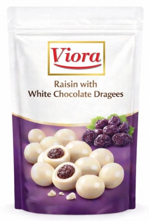 Raisin with White Chocolate Dragees